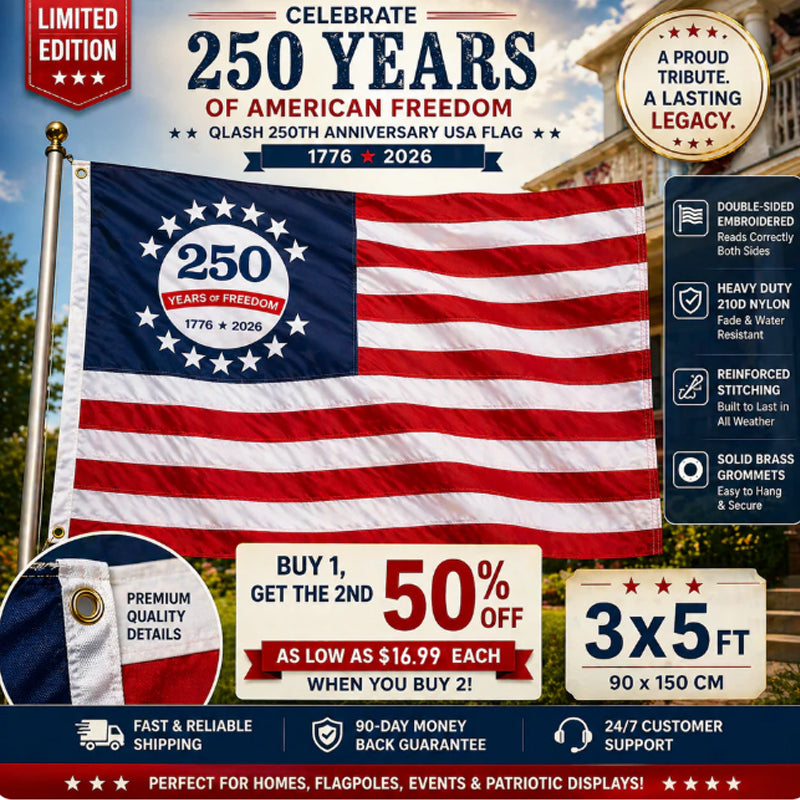 🔥Last Day 50% OFF ✨Limited Edition USA Flag (1776–2026)-EV