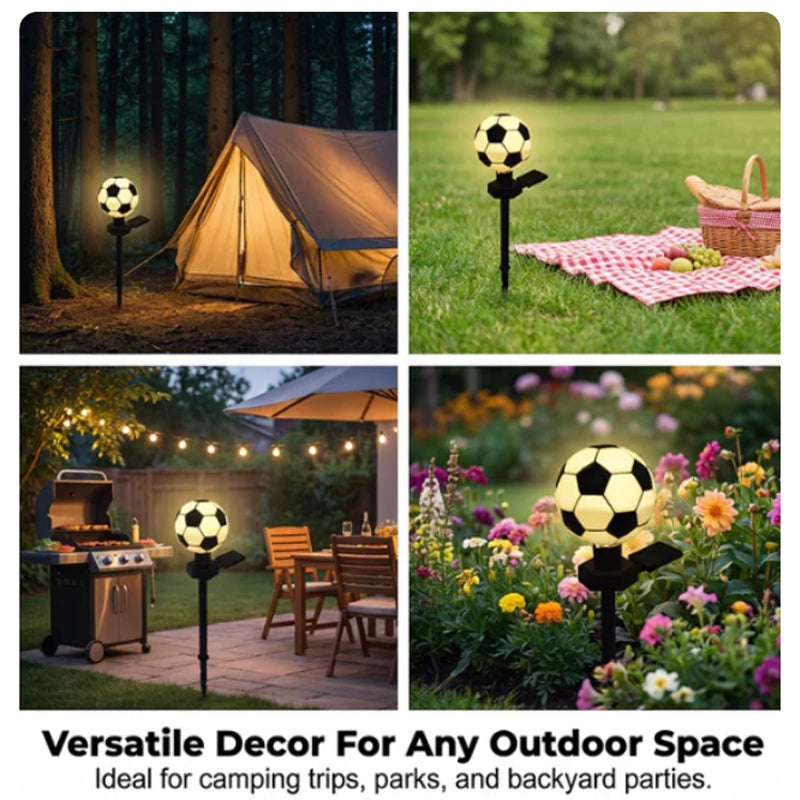 Fun Sporty Solar Light for Garden Decoration