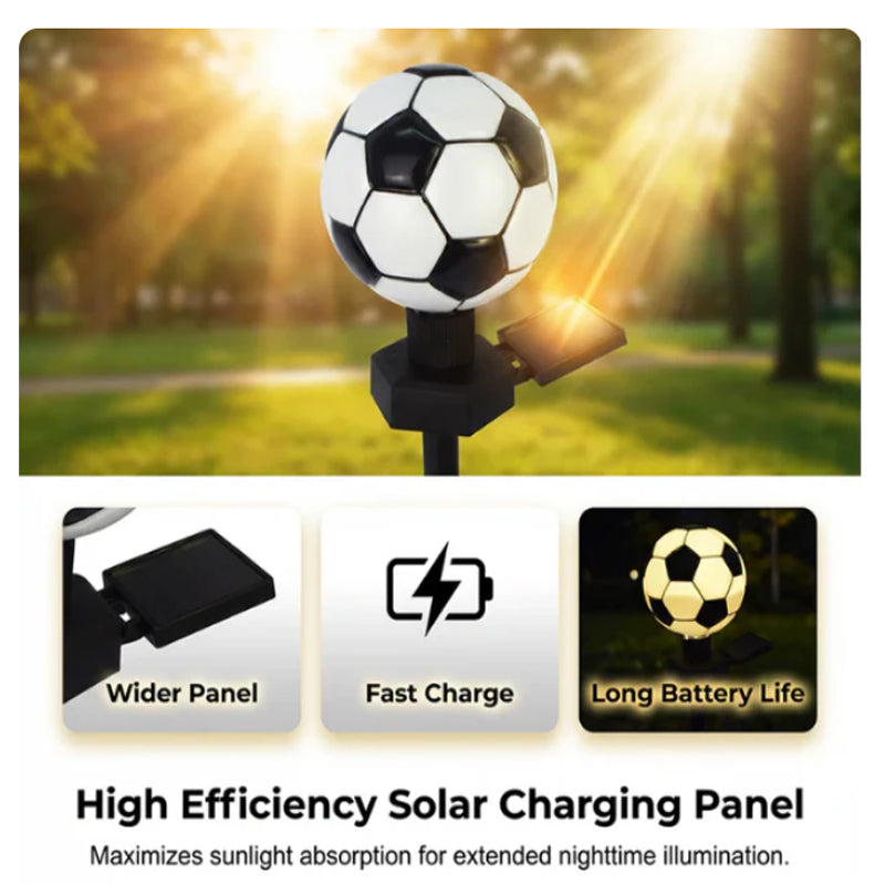 Fun Sporty Solar Light for Garden Decoration