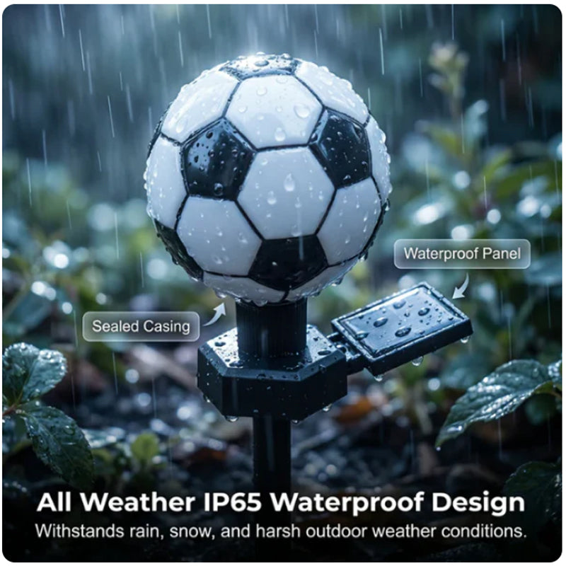 Fun Sporty Solar Light for Garden Decoration
