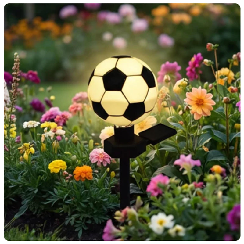 Fun Sporty Solar Light for Garden Decoration