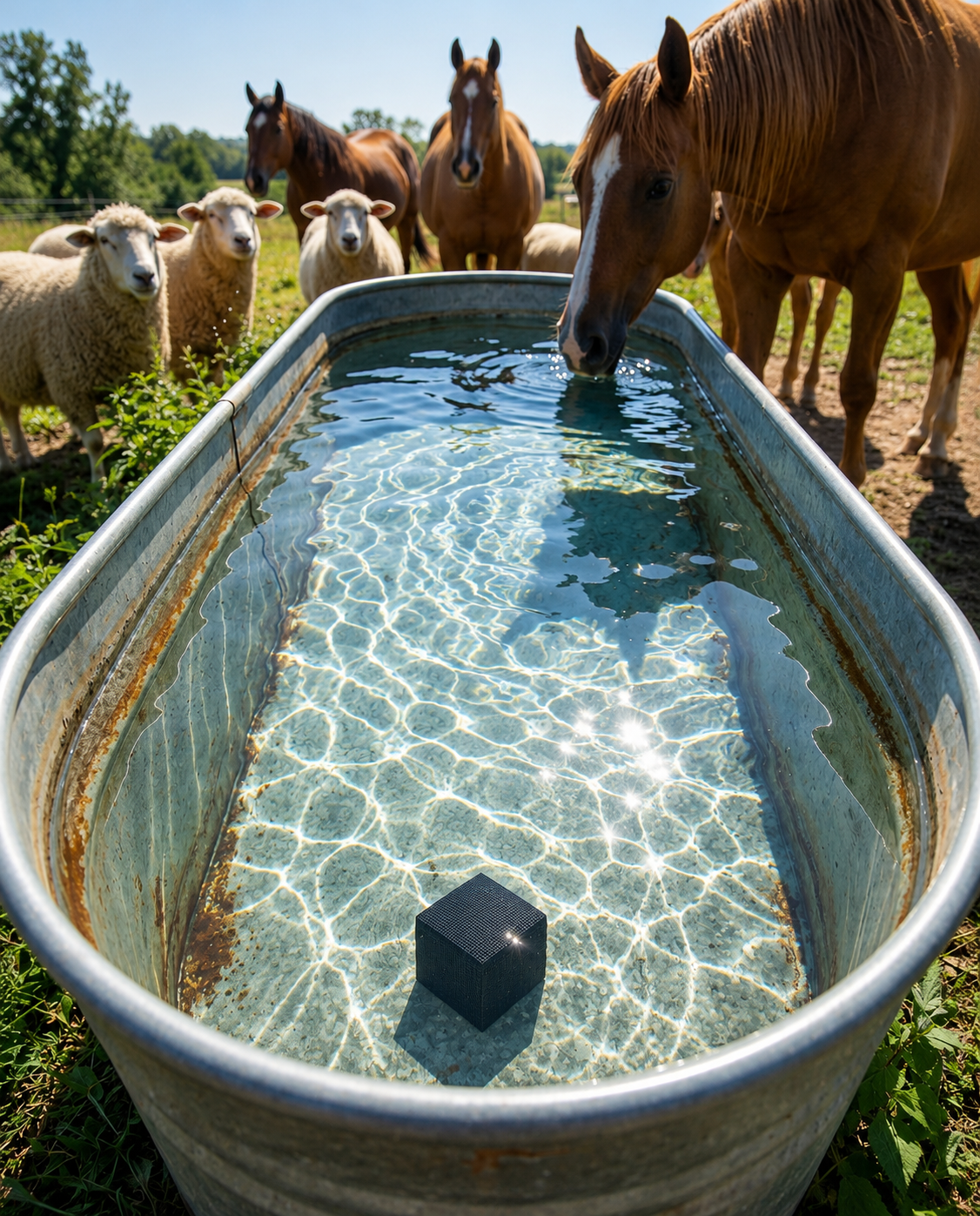 Clean and safe pond